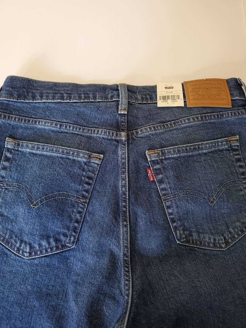 Levis Wide Leg High-Rise Women's Jeans - Blue Size 31 × 32 Western 90s - Picture 9 of 11